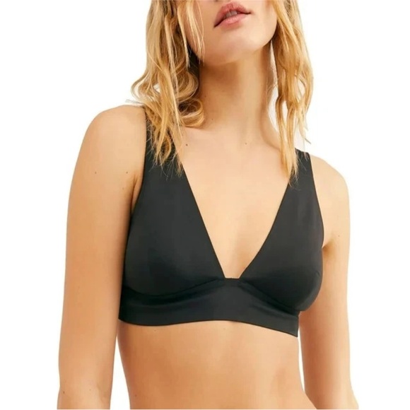 Free People Erin Scuba bralette S Black - Picture 7 of 8